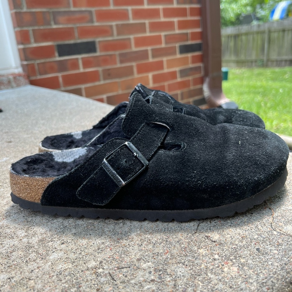 BIRKENSTOCK Boston Shearling women shoes size 10 1/2